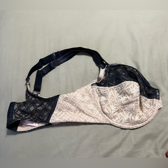 Sophie Theallet for Cacique Bra in Nude with Black Lace Size 42DD - Picture 3 of 7